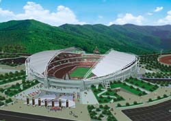 Stade en Corée